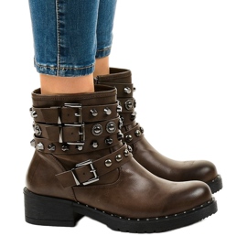 Stivali isolanti marroni 77-8 verde