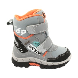 Stivali American Club con membrana RL34 grigia nero arancia grigio