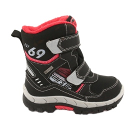 Stivali American Club con membrana RL34 neri nero rosso