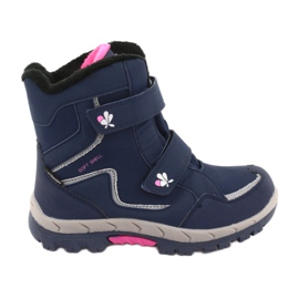 American Club Stivali a membrana americani HL26 blu navy rosa