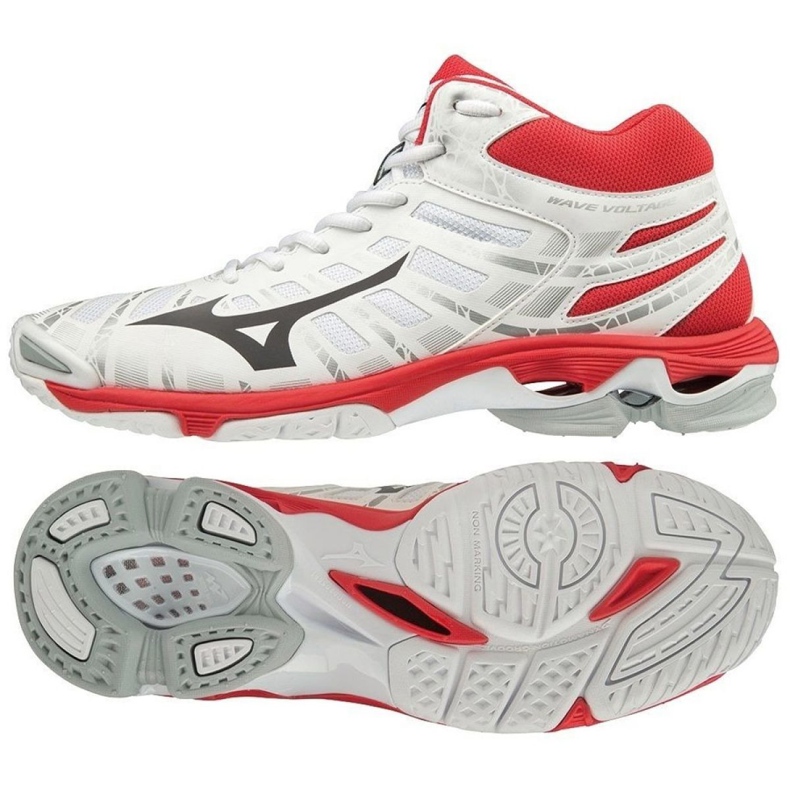 Scarpe Mizuno Wave Voltage Mid M V1GA196508 bianca bianca