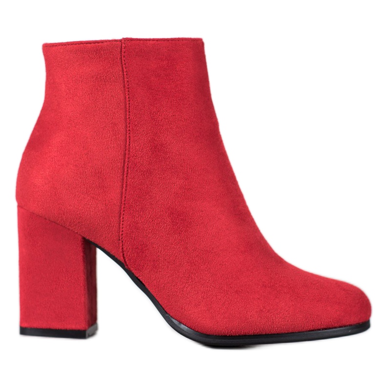 Marquiz Stivali in camoscio rosso