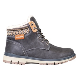 Arrigo Bello Trapper con lacci grigio