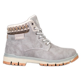 Arrigo Bello Trapper con lacci grigio