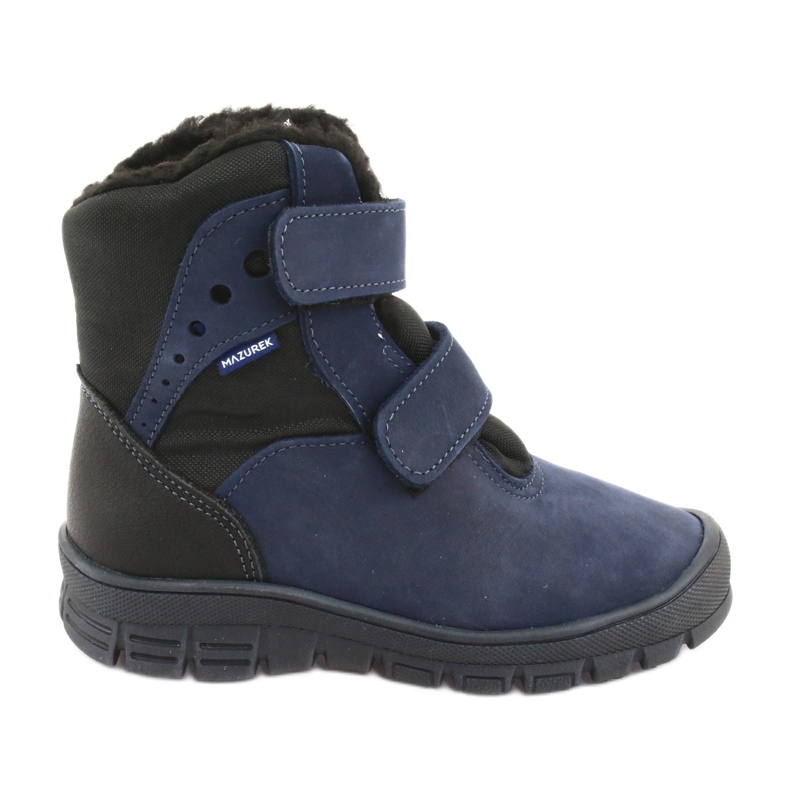 Stivali stivali con membrana blu navy Mazurek 1353 nero