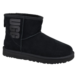 Ugg Classic Mini Logo in gomma W 1108231-BLK nero