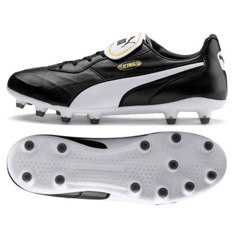 Scarpe da calcio Puma King Top Fg M 105607 01 nero nero
