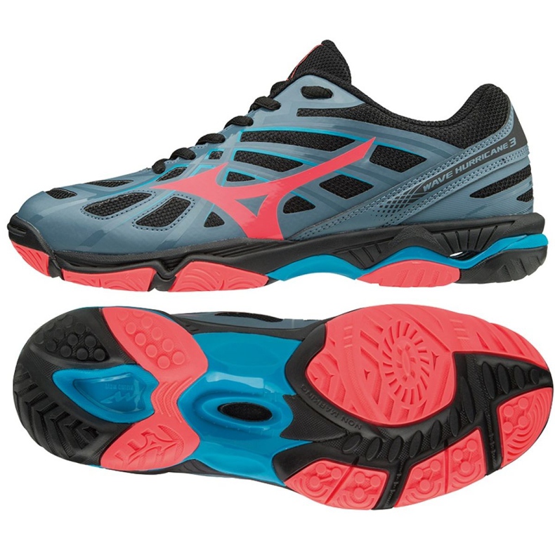 Scarpe Mizuno Wave Hurricane 3 W V1GC174065 grigio grigio