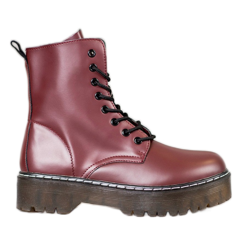 Kylie Stivali sulla piattaforma rosso