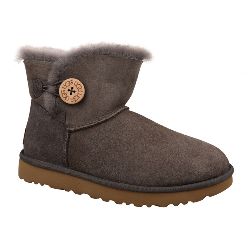 Ugg Mini Bailey Button Ii W 1016422-MOLE scarpe marrone