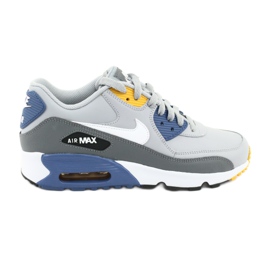 Nike Air Max 90 Ltr Gs Jr 833412-026 bianco blu grigio
