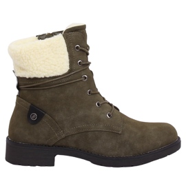 Stivali stringati verdi K-9926 Verde