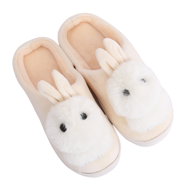 Ciabatte da donna coniglietti beige MA01 Beige