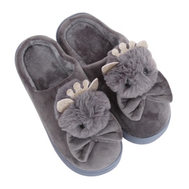 Pantofole grigie da donna grigie DD112 Grey grigio