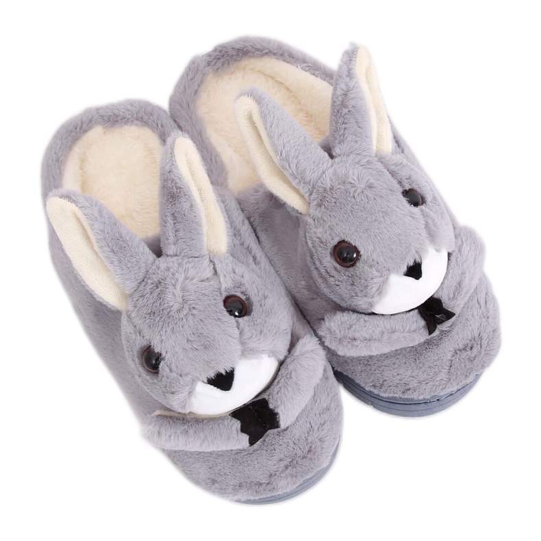 Pantofole grigie coniglietti grigio MA17 Grey