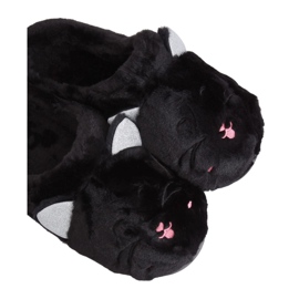 Pantofole nere da donna nere MA16 Black nero