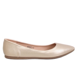 Ballerine punta a mandorla oro CD52P Gold d'oro
