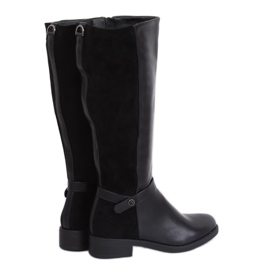 Stivali neri da donna neri G-7603 Black nero