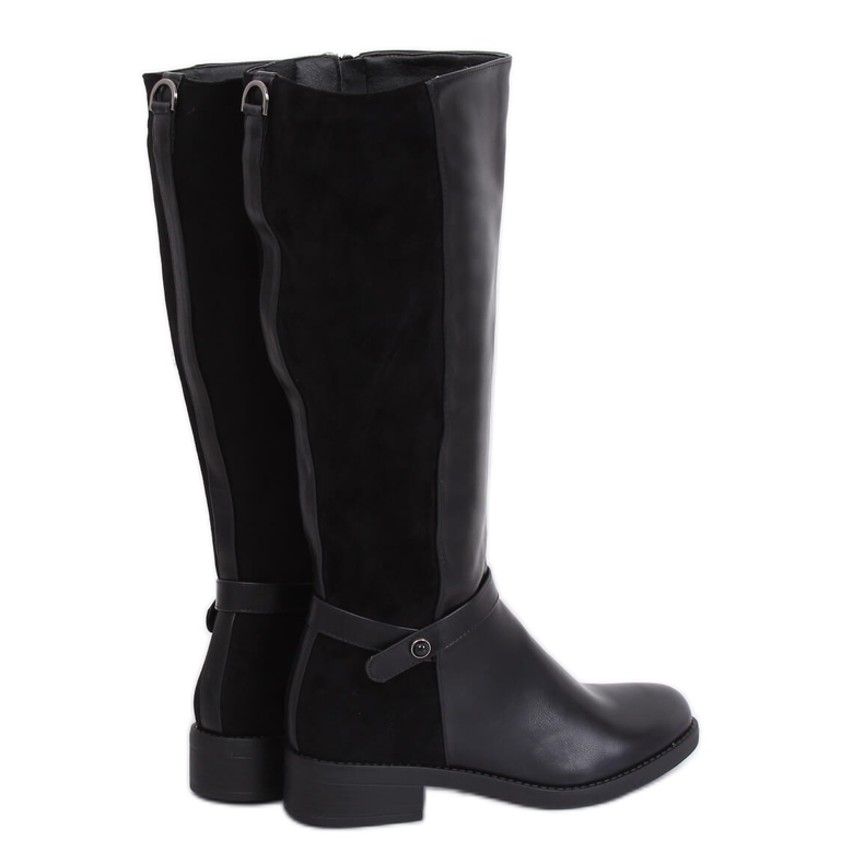 Stivali neri da donna neri G-7603 Black nero