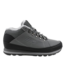 Stivali da neve isolati grigi 9WH917 nero grigio