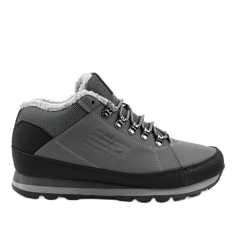 Stivali da neve isolati grigi 9WH917 nero grigio