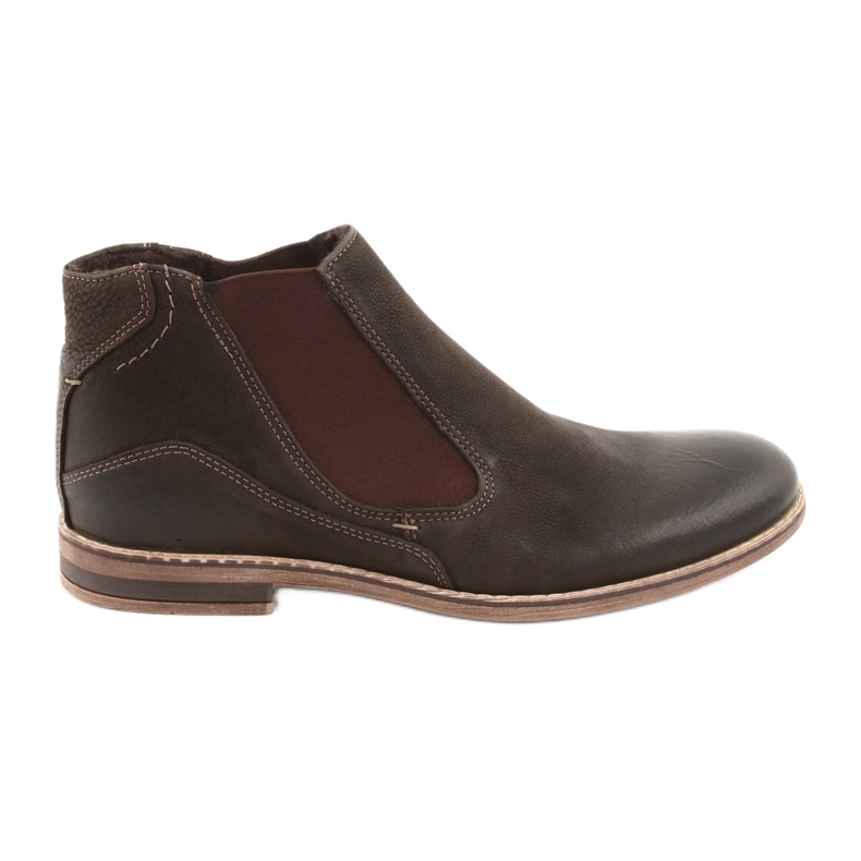 Riko Jodhpur Boots Inserzione marrone isolata da uomo 863