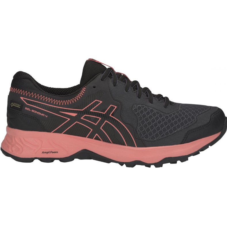 Asics Gel-Sonoma 4 G-TX W 1012A191-020 scarpe da corsa nero rosa