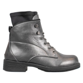 Bestelle Stivaletti classici stringati grigio