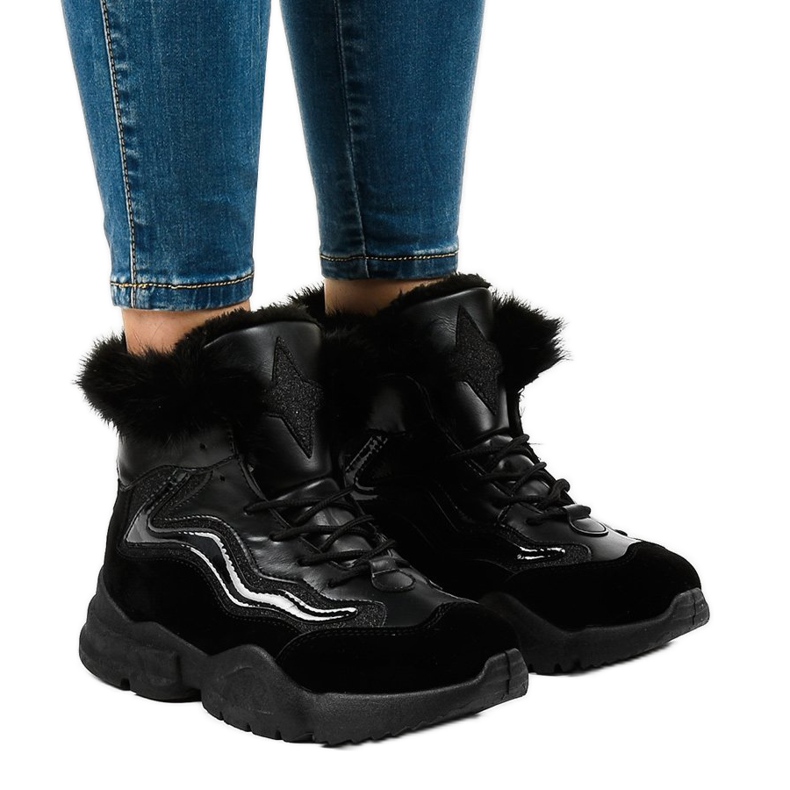 Sneakers nere isolate LS-2062 nero