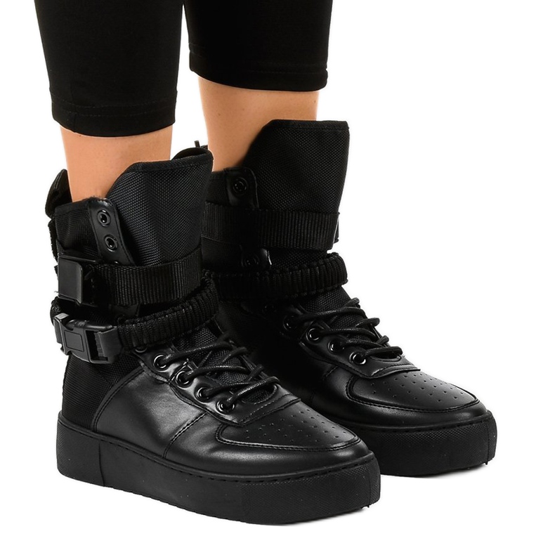 Sneakers basse nere Y-207 nero
