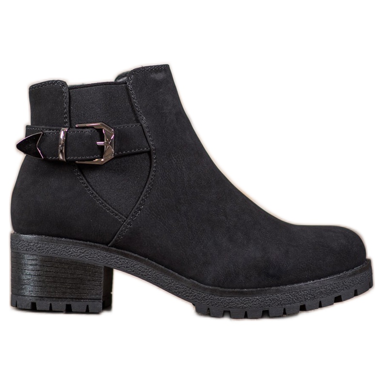 J. Star Stivali in camoscio nero