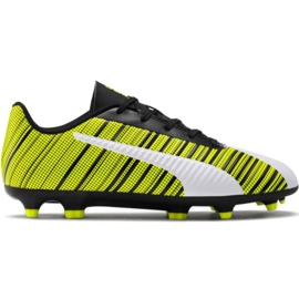 Scarpe da calcio Puma One 5.4 Fg Ag Jr 105660 03 multicolore giallo