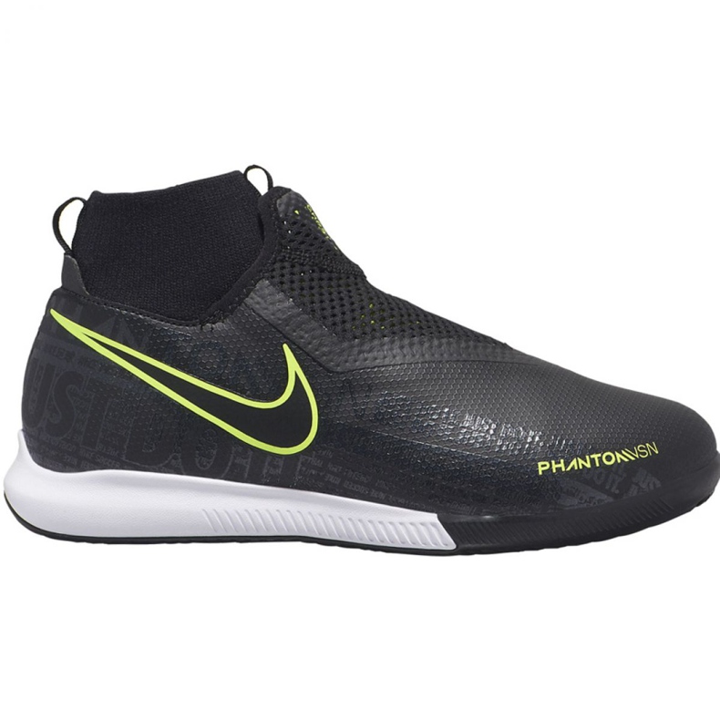 Nike Phantom Vsn Academy Df Ic Jr AO3290 007 scarpe da calcio nero nero