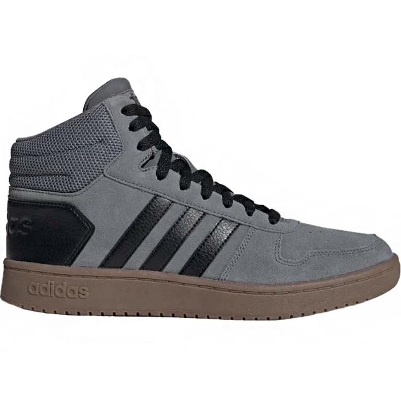 Scarpe Adidas Hoops 2.0 Mid M EE7367 grigio