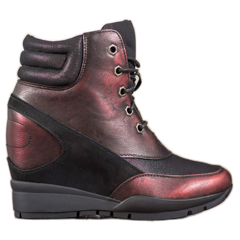 Sergio Leone Sneakers bordeaux rosso