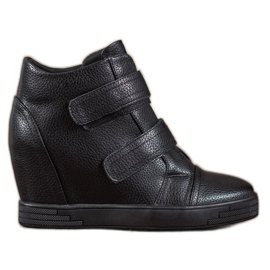 Sergio Leone Sneakers in ecopelle nero