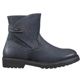 Sergio Leone Comodi stivali blu navy multicolore