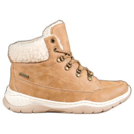 Arrigo Bello Stivali invernali caldi beige