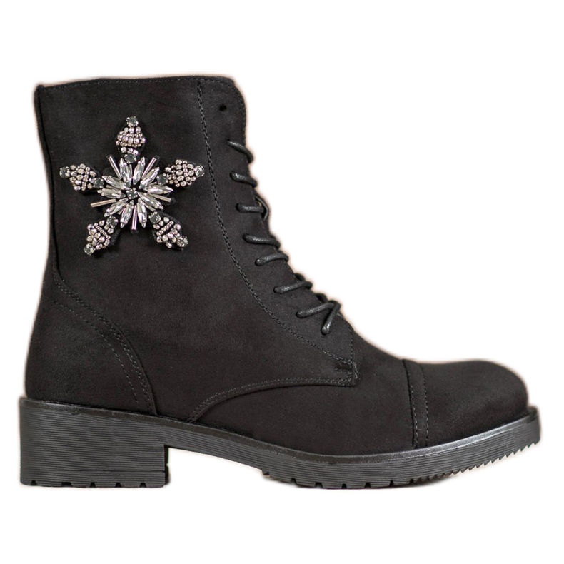 SHELOVET Stivali in camoscio nero