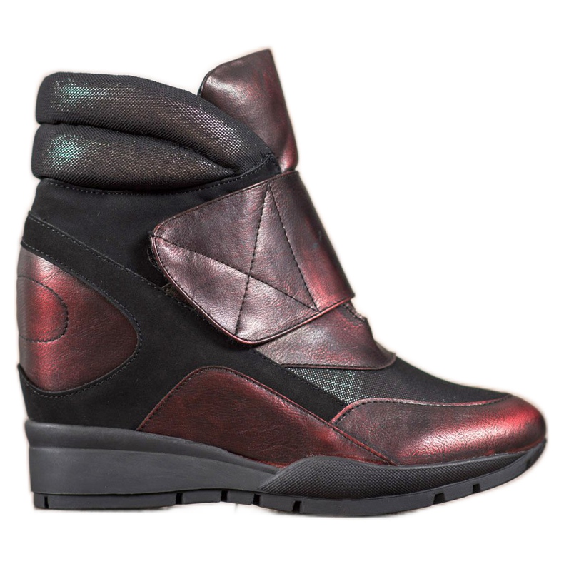 Sergio Leone Scarpe da ginnastica con velcro rosso