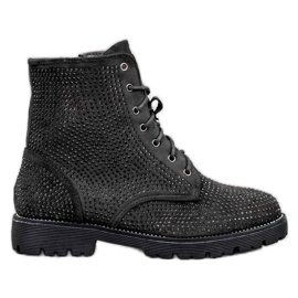 Sweet Shoes Stivali in camoscio nero