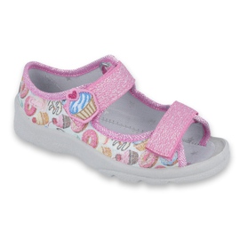 Scarpe per bambini Befado 969X142 rosa multicolore