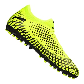 Scarpe da calcio Puma Future 4.4 Mg Jr 105697-03 giallo giallo