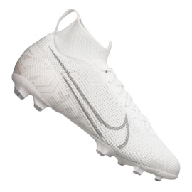 Nike Superfly 7 Elite Fg Jr AT8034-100 scarpe da calcio bianca bianca