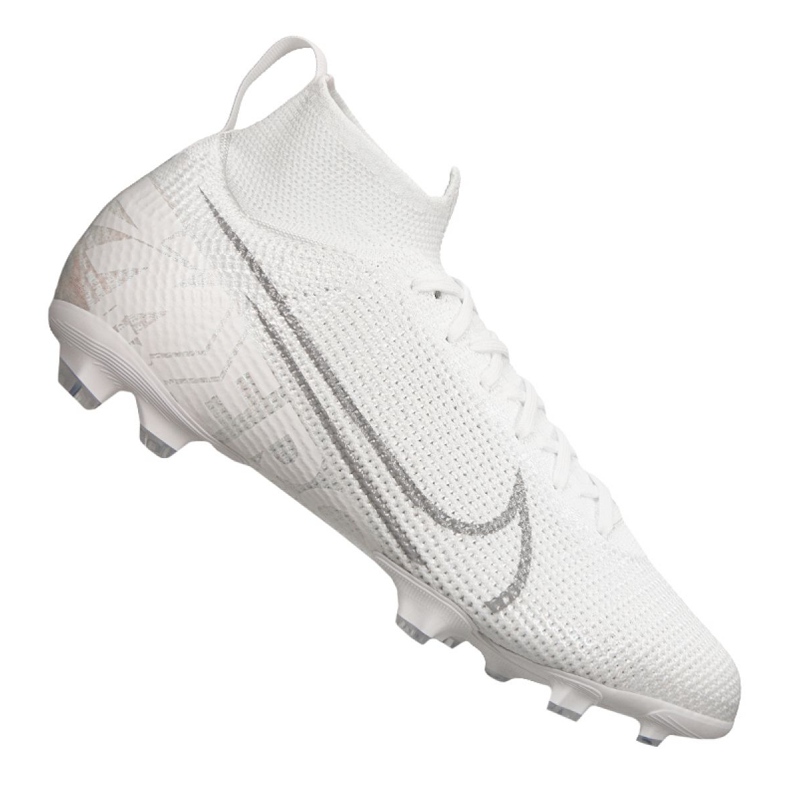 Nike Superfly 7 Elite Fg Jr AT8034-100 scarpe da calcio bianca bianca