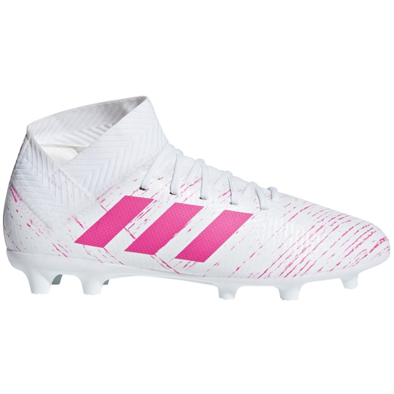Le scarpe da calcio adidas Nemeziz 18.3 Fg Jr CM8506 multicolore bianca