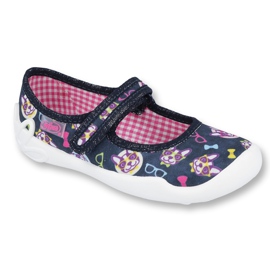 Scarpe per bambini Befado 114X359 blu navy rosa multicolore