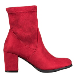 SHELOVET Stivali rossi senza lacci rosso