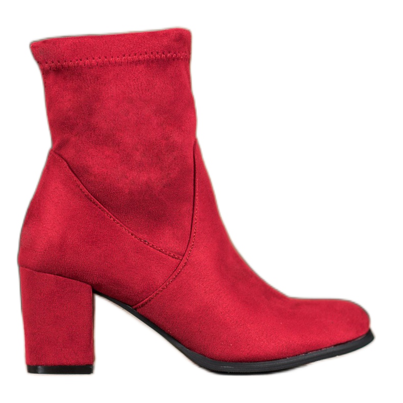 SHELOVET Stivali rossi senza lacci rosso