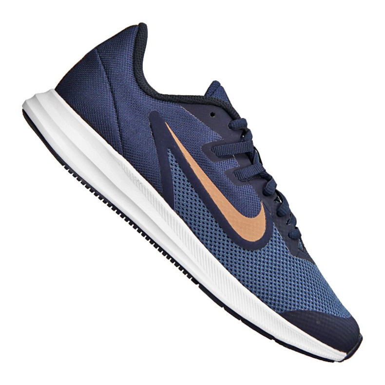 Nike Downshifter 9 (GS) Jr AR4135-403 scarpe blu navy